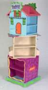 Toy Display, HIPS Fabricated, Silk Screened, Shipped Knocked Down for Store Assembly